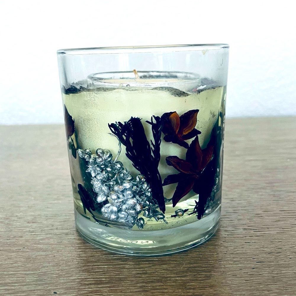Winter Christmas Gel Filled Candle